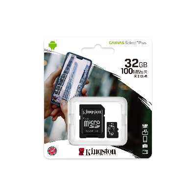MEMORIA MICRO SD 32 GB KINGSTON C10 UHS-I UI 100MB