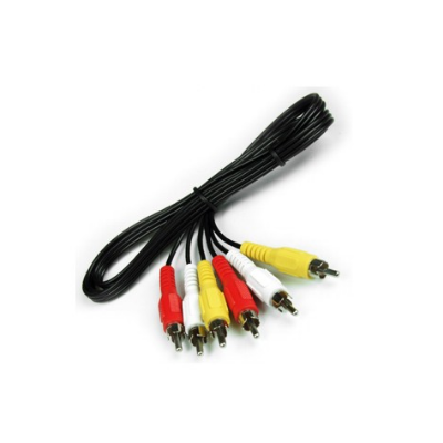 CABLE AUDIO/VIDEO RCA AUDIO/VIDEO FULL TOTAL 3M