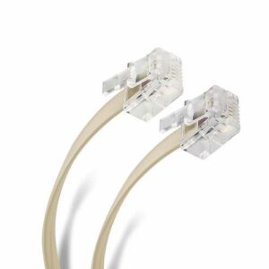 CABLE TELEFONO LISO 2 MTS