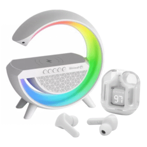 PACK PARLANTE ESTACION + AURICULARES BT