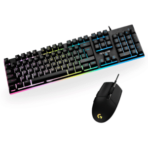 PACK GAMER TECLADO MARVO + MOUSE LOGITECH G203