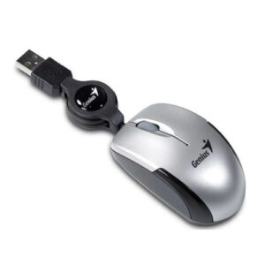 MOUSE GENIUS MICRO TRAVELER USB SILVER