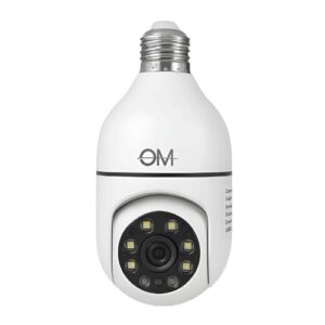 CAMARA DE SEGURIDAD BOMBILLA INTELIGENTE FHD + 360