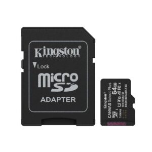 MEMORIA MICRO SD 64 GB KINGSTON CLASE 10 CANVAS