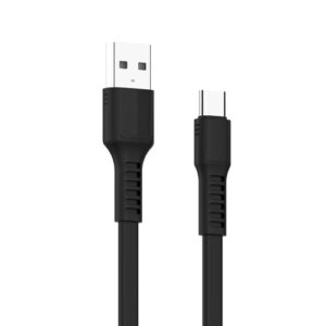 CABLE SOUL TIPO C 3.1 FLAT NEGRO