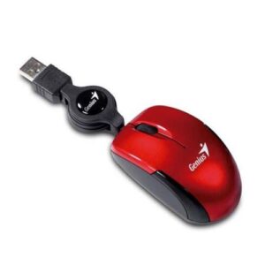 MOUSE GENIUS MICRO TRAVELER USB RUBY