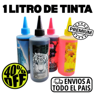 PACK X 4 BOTELLAS TINTA PREMIUM